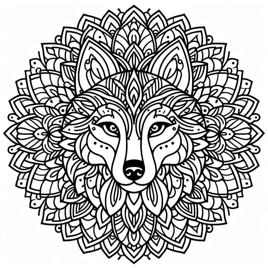 Mandalas Animaux 73